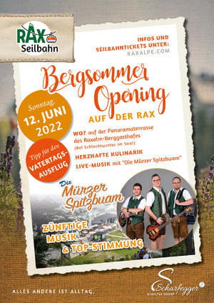 Bergsommer-Opening